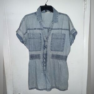 Elan light Jean Romper Size L